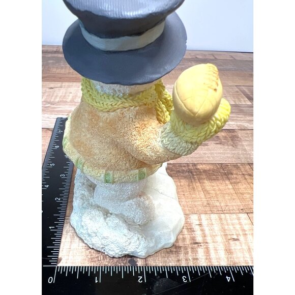 Russ Ice Sculptures Catch The Spirit Snowman Collectible Figurine Winter Decor - Picture 7 of 7